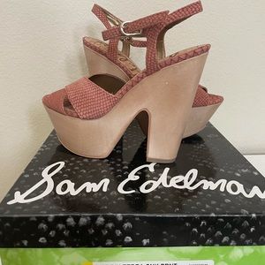Sam Edelman heels | pink, size 6.5, women’s shoes
